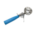 Thumbnail image #1 for Size-16 Ice Cream Disher, 2-3/4 oz., Round Bowl, Thumb Press, Blue Handle