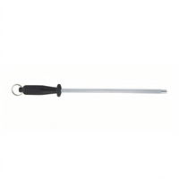 Winco 12-Inch Round Stainless Steel Sharpening Steel