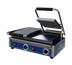 Thumbnail image #1 for Globe Double Countertop Electric Bistro Panini Grill with 20-Inch Smooth Cast Iron Plates