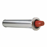 Dispense-Rite Adjustable In-Counter Stainless Steel Cup Dispenser, 22-Inch Tube, for 4 oz. to 12 oz. Cups