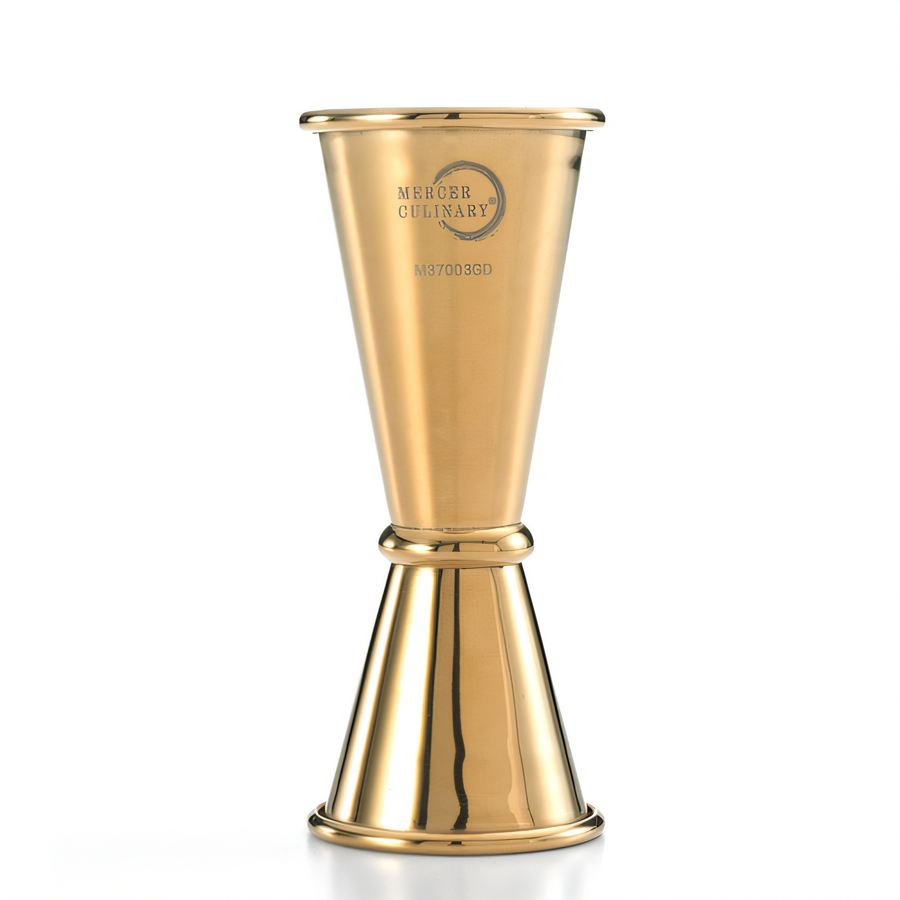 Product image #1 for Barfly Japanese Style Gold-Plated Stainless Steel Jigger, 1 oz and 1-1/2 oz