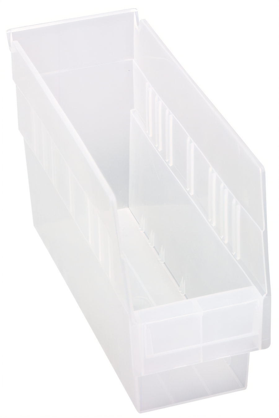 Product image #1 for Quantum Economy Nesting Shelf Bin, Clear Polypropylene, 4-1/8 x 11-5/8 x 6 Inch