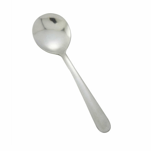Product image #1 for Winco Windsor Heavyweight Bouillon Spoon, 5-7/8 Inch, 18/0 Stainless Steel, Vibro Finish