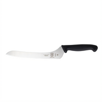 Mercer Culinary Millennia 9-Inch Offset Bread Knife, Stamped Japanese High Carbon Steel