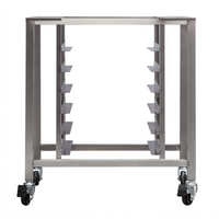 Moffat Stainless Steel Equipment Stand with 6 Full-Size Sheet Pan Slides for E27/E28/E31