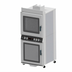 Thumbnail image #2 for NU-VU QB-4/8 Electric Floor Model Oven/Proofer Combo with Dual-Pane Glass Door