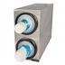 Thumbnail image #1 for EZ-Fit Stainless Steel In-Counter Beverage Dispenser Cabinet with 2 Cup Dispensers