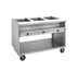 Thumbnail image #1 for Randell Custom & Serving 48 Inch Electric Hot Food Table, 3-Pan Open Well, Open Shelf Base