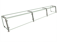 Hatco Flav-R-Shield EP21 Full-Service Pass-Over Sneeze Guard, 3-Bay, 120 Inch W x 15 Inch D