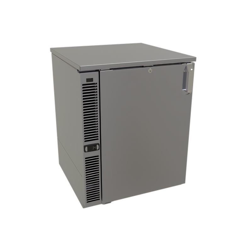 Product image #1 for Glastender C1SL24 24-Inch One-Section One-Zone Side-Serviced Low-Profile Back Bar Cooler