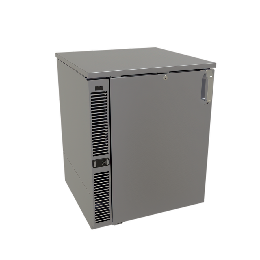 Product image #1 for Glastender C1SL24 24-Inch One-Section One-Zone Side-Serviced Low-Profile Back Bar Cooler