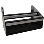 Thumbnail image #1 for Glastender, Inc. DSR-15 15-Inch Double Stainless Steel Speed Rail with Open Step-and-Rail Design