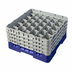 Thumbnail image #2 for Cambro Camrack Full-Size 30-Compartment Glass Rack with 4 Soft Gray Extenders, Navy Blue