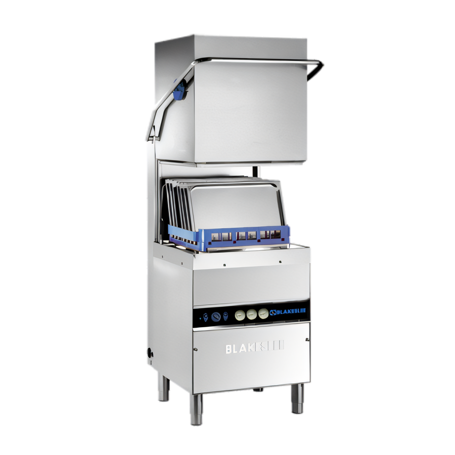 Product image #1 for Blakeslee D-18-3 Hood-Type High-Temp Dishwasher, 30 Racks/Hour, 3-Phase