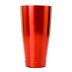Thumbnail image #1 for Barfly 28 oz Stainless Steel Cocktail Shaker with Red Exterior and Capped Bottom