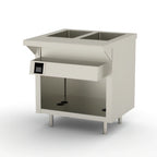 Thumbnail image #1 for Duke Manufacturing Thurmaduke EW-2-DLPG Electric Waterless Well Unit, 2 Full-Size Pans, Touch Screen, Floor Model