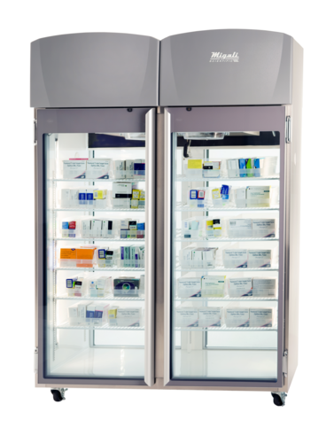 Product image #1 for Migali Industries EVOX-2PT-SH-LB-RC Medical Refrigerators