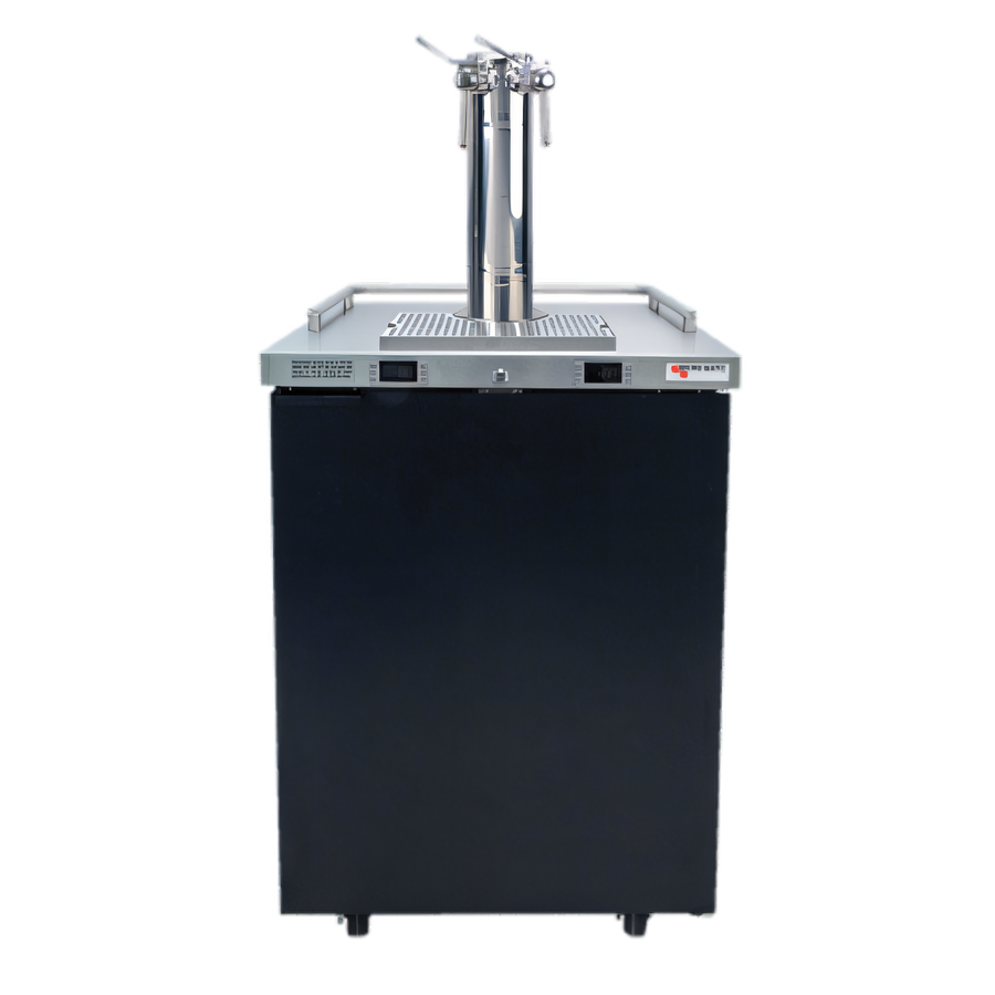 Product image #1 for Pro-Line E-Series One-Section Dual-Temperature Wine Cooler Dispenser with 2-Faucet Finesse Wine Font, 25-Inch Wide, 8.4 Cu. Ft.