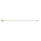Thumbnail image #1 for Mercer Culinary Barfly M37017 19-5/8-Inch Stainless Steel Bar Spoon with 3-Tine Fork End and Twisted Stem Case of 12