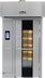 Thumbnail image #1 for Baxter OV520G1 Gas Rotating Rack Oven, Curved Front, 1-Rack Capacity, Smart Touch Programmable Controls