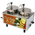 Thumbnail image #1 for Benchmark Dual 7 Qt Wet-Well Hot Fudge/Caramel Sauce Warmer with 2 Pumps