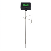 Taylor Precision Digital Coffee Thermometer with Stainless Steel Stem and Adjustable Pan Clip