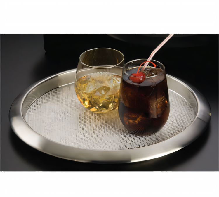 Product image #1 for American Metalcraft 11-5/8-Inch Clear Mesh Polyethylene Bar Tray Liner