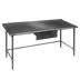 Thumbnail image #1 for Eagle Budget Series 30-Inch W x 24-Inch D 430 Stainless Steel Work Table with 1-1/2-Inch Rear Up-Turn