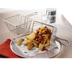 Thumbnail image #1 for Square Stainless Steel Serving Fry Basket, 5 x 5 x 3 Inches