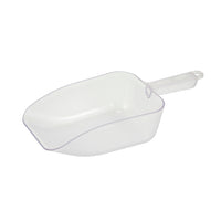 Winco PS-50 Clear Polycarbonate Flat-Bottom Utility Scoop, 50 Oz