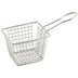 Thumbnail image #1 for Winco Rectangular Mini Fry Basket, 4 x 3-1/2 x 3 Inch, 18/8 Stainless Steel