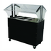 Thumbnail image #1 for Advance Tabco Triumph Supreme Ice-Cooled Portable Food Buffet Table with Double-Sided Sneeze Guard, 47-1/8 Inch Wide