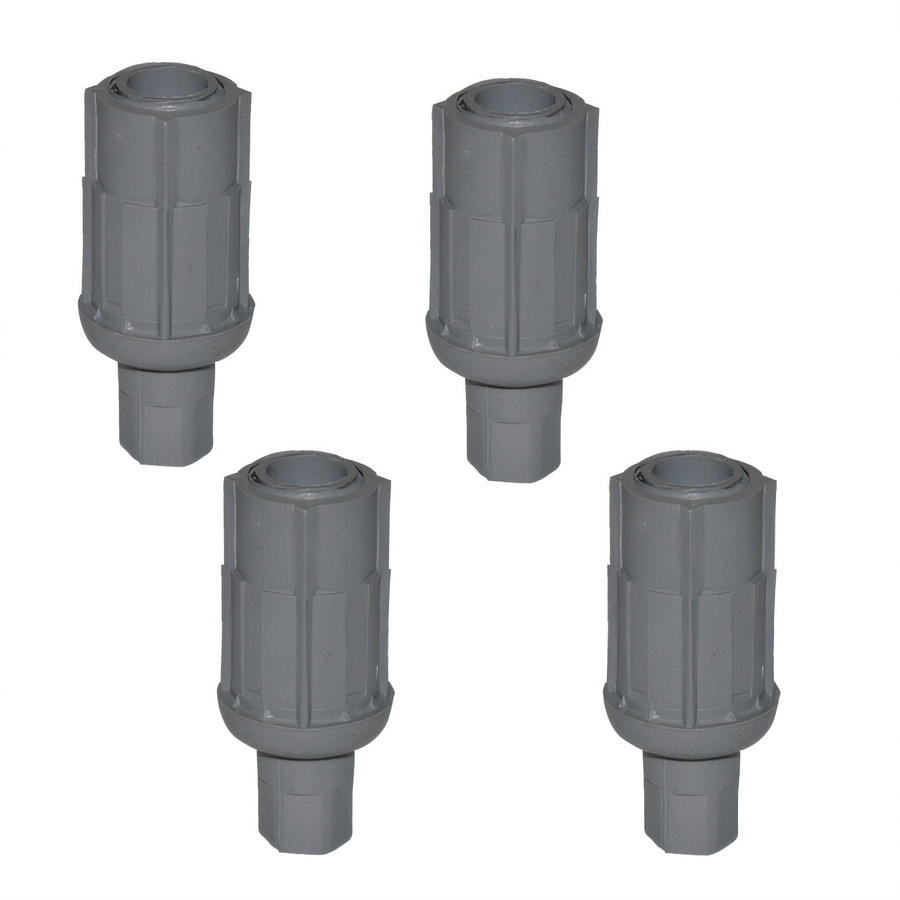 Product image #1 for BK Resources BK-PLAF-4 Shelf Casters & Leveling Feet