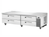 Thumbnail image #1 for True 82-3/8-Inch Wide Refrigerated Chef Base with 4 Locking Drawers, Stainless Steel, Self-Contained Side-Mounted Refrigeration