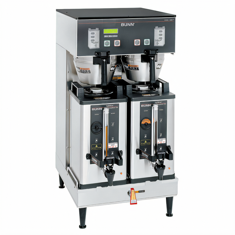 Product image #1 for BUNN BrewWISE Dual Soft Heat Satellite Coffee Brewer with Smart Funnel, 2-Server Capacity