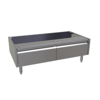 Glastender 44-Inch Wide Underbar Add-On Cabinet Base with Two Hinged Doors