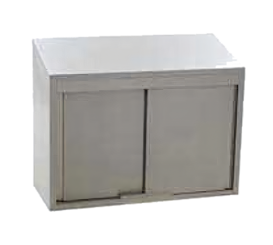 Product image #1 for Eagle Group WCS-96 96-Inch Wall-Mounted Stainless Steel Storage Cabinet with Sliding Doors