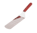 Thumbnail image #1 for Crestware 10 Inch x 3 Inch Round End Perforated Flexible Stainless Steel Turner with Wood Handle