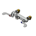 Thumbnail image #1 for T&S Brass B-1125-XS-HM Wall-Mount Workboard Faucet with Small Gooseneck Spout and 1.5 GPM Laminar Aerator