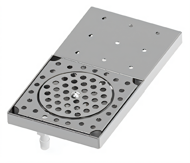 Product image #1 for Eagle Spec-Bar Stainless Steel Underbar Glass Rinser with Pressure Regulator