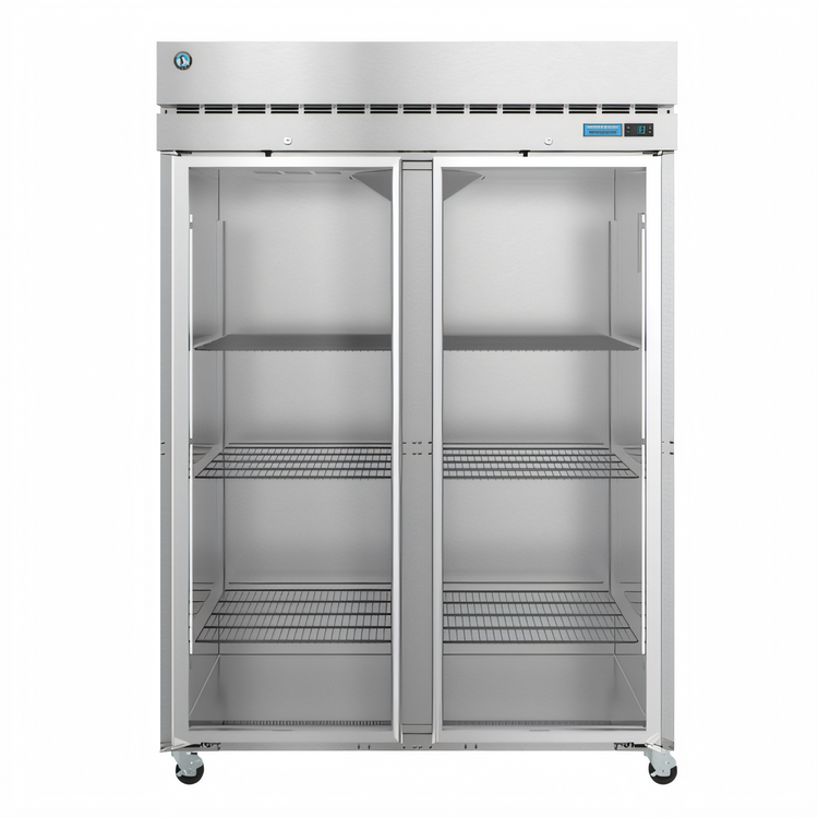 Product image #1 for Hoshizaki Steelheart R2A-FG Two-Section Reach-In Refrigerator with Full Glass Doors