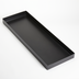 Thumbnail image #1 for American Metalcraft Twilight Long Rectangular Black Metal Market Tray, 29-3/4 x 10-1/2 x 2 Inches