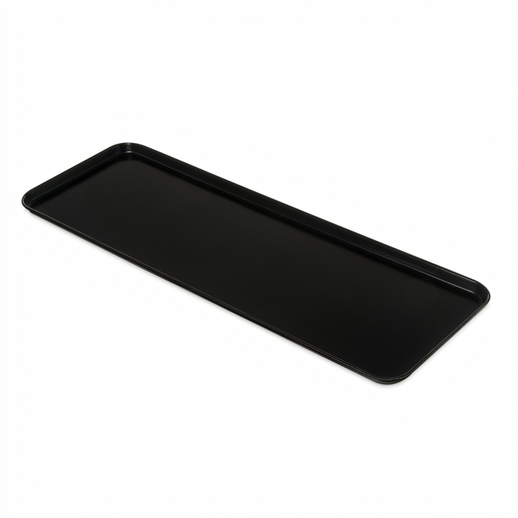 Product image #1 for Carlisle Rectangular Fiberglass Market Tray, 30 x 10-7/16 x 3/4 Inch, Ebony