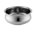 Thumbnail image #1 for American Metalcraft Medium 27 oz. Round Hammered Stainless Steel Bowl, 6 Inch Diameter x 2-1/2 Inch H