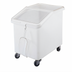 Thumbnail image #1 for Cambro 37-Gallon Mobile Slant Top Ingredient Bin with Sliding Clear Polycarbonate Lid, White