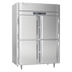 Thumbnail image #1 for Victory UltraSpec Extra Wide Pass-Thru Dual Temp Warmer/Refrigerator Cabinet, 2-Section Floor Model
