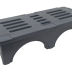 Thumbnail image #1 for Quantum QFSD-2248 Plastic Dunnage Rack with Ventilated Top, 48 x 22 x 12 Inches, 4,000 lb Capacity