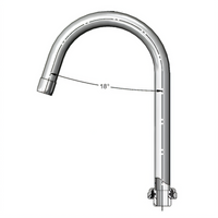 T&S Brass 5SP-05C equip Commercial Faucets & Plumbing