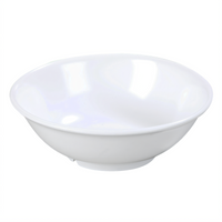 Carlisle Epicure Footed Serving Bowl, 36 oz, 8.63-Inch, White Melamine