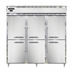 Thumbnail image #1 for Continental Refrigerator Designer Line DL3W-SS-HD Three-Section Heated Holding Cabinet